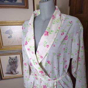 Vintage floral robe by Victoria secret